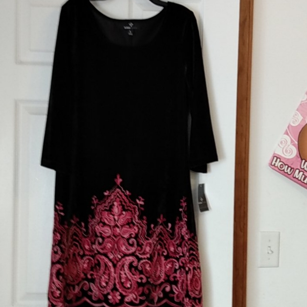 Dress with embellishments